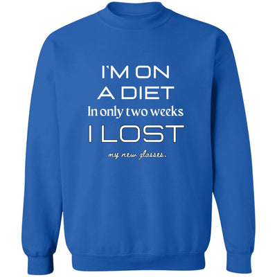 DIET DILEMMA Pullover Crewneck Sweatshirt 8 oz (Closeout)