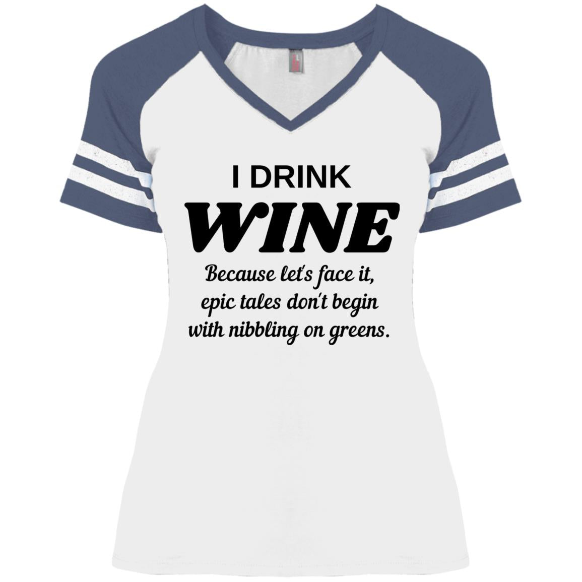 WINE TALES Ladies' Game V-Neck T-Shirt