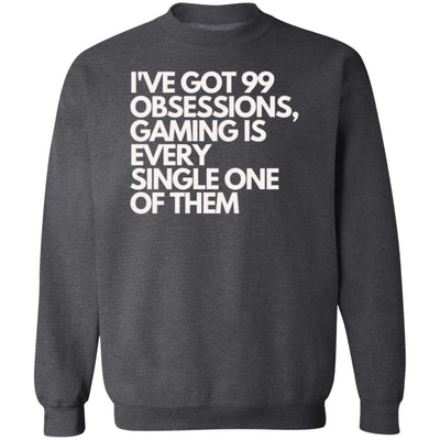 Obsessed Gamer's Haven Crewneck Pullover Sweatshirt