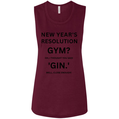 RESOLUTION REMIX Ladies' Flowy Muscle Tank