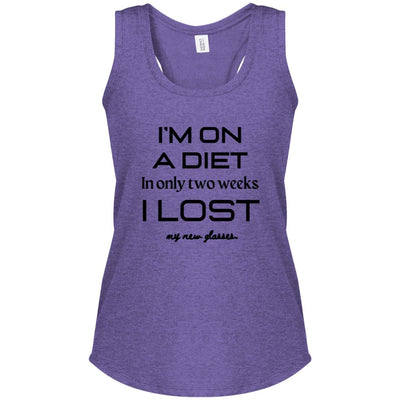 DIET DILEMMA Women's Perfect Tri Racerback Tank