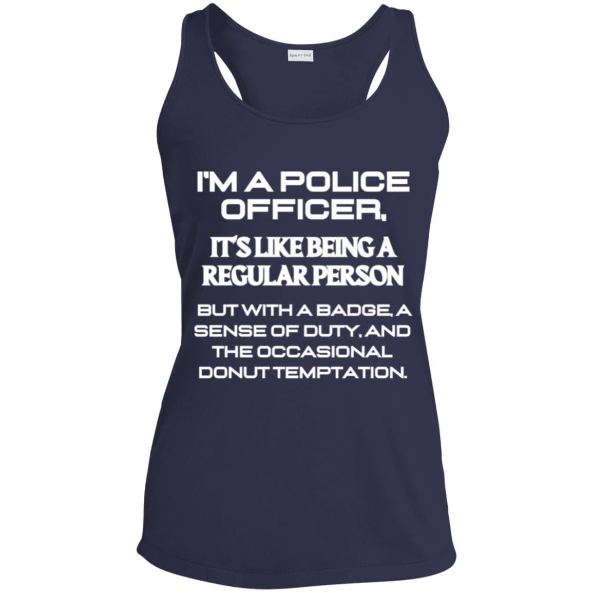 BADGE & DUTY Ladies' Performance Racerback Tank