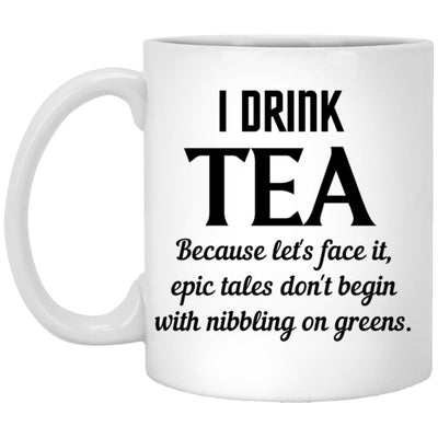 TEA TALES  White Mug 11oz