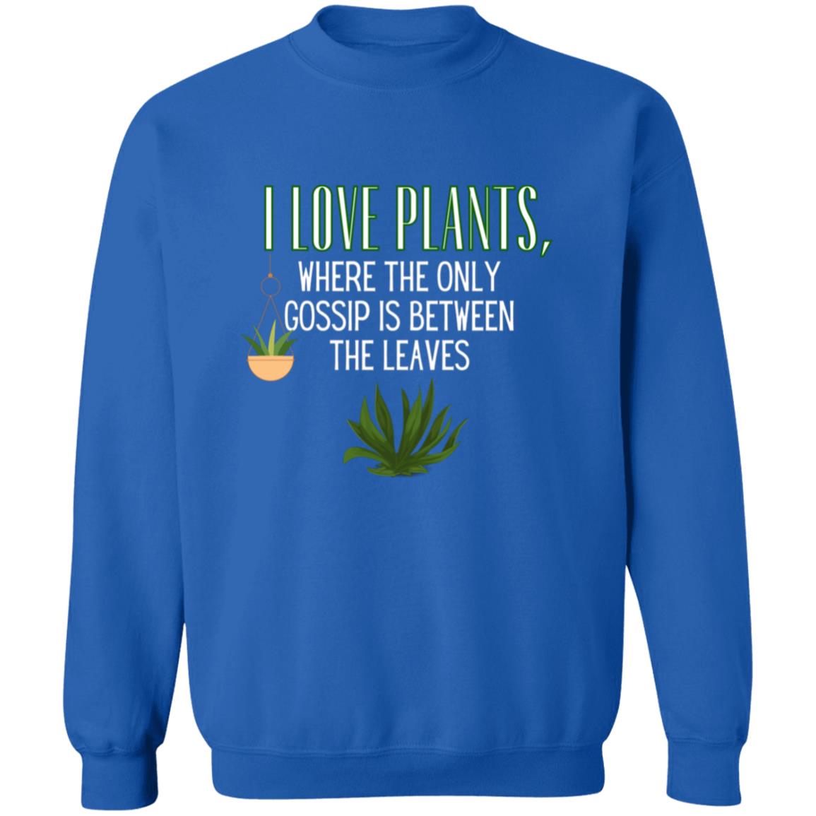 LEAFY WHISPERS Crewneck Pullover Sweatshirt