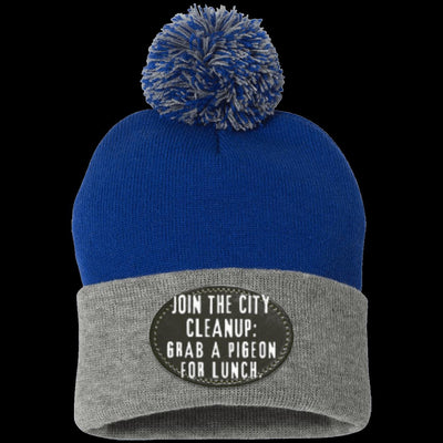 CITY CLEANUP CREW Pom Pom Knit Cap