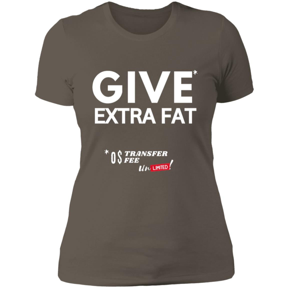 EXTRA FAT DEAL Ladies' Boyfriend T-Shirt
