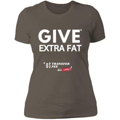 EXTRA FAT DEAL Ladies' Boyfriend T-Shirt