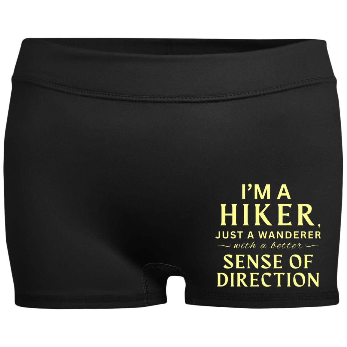 DIRECTIONAL DIVA Ladies' Fitted Moisture-Wicking 2.5 inch Inseam Shorts