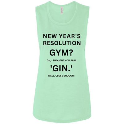 RESOLUTION REMIX Ladies' Flowy Muscle Tank