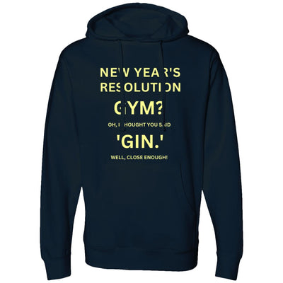 RESOLUTION REMIX Yellow Midweight Hooded Sweatshirt