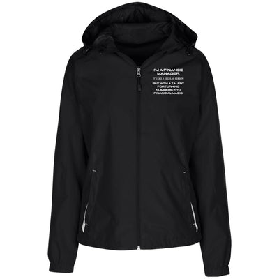 NUMBERS MAESTRO Ladies' Jersey-Lined Hooded Windbreaker