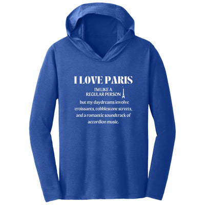 PARIS DREAMER Triblend T-Shirt Hoodie