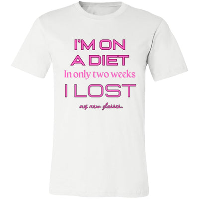 DIET DILEMMA Unisex Jersey pink Short-Sleeve T-Shirt