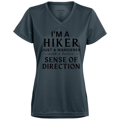 DIRECTIONAL DIVA Ladies’ Moisture-Wicking V-Neck Tee