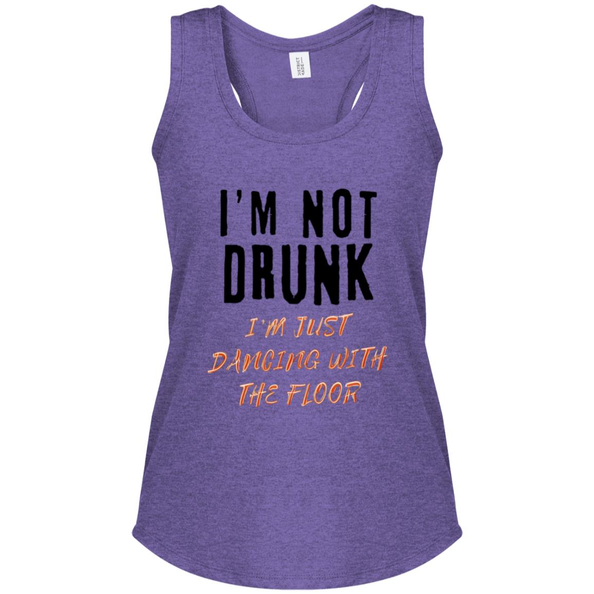 FLOOR DANCE PARTY Women's Perfect Tri Racerback Tank