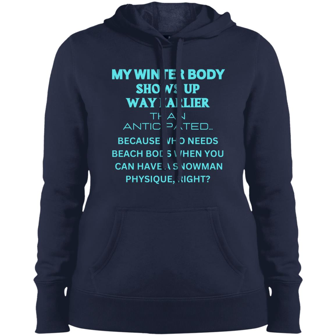 WINTER BODY WISDOM Ladies' Pullover Hooded Sweatshirt