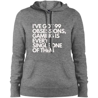 GAMER OBSESSION Ladies' Pullover Hooded Sweatshirt