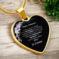 Heartfelt Radiance Necklace: Express Love in French + Personal engraving option