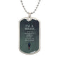 HIke Laughs Dog Tag Necklace - Personalized engraved
