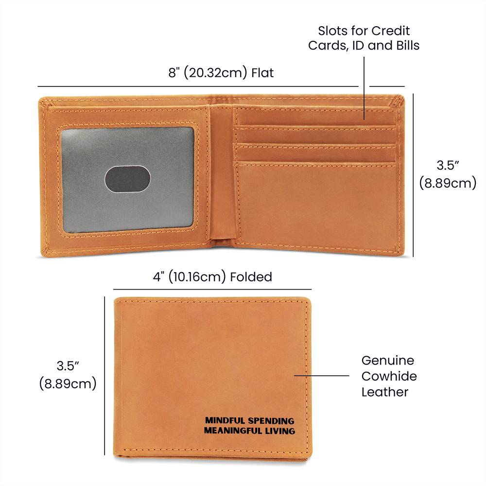 CONSCIOUS LIVING Leather Wallet
