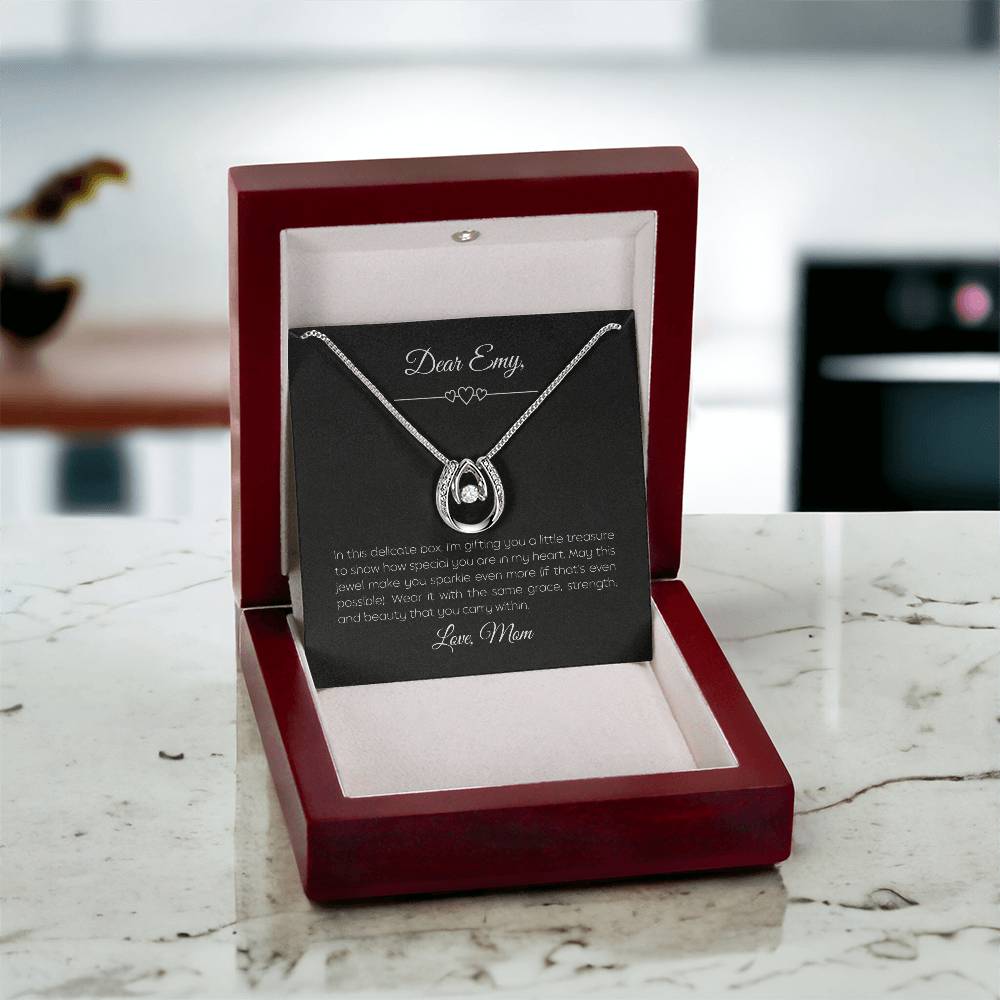Heartfelt Radiance: A Sparkling Token for a Special Woman with Customizable Message (Mother, Daughter, Friend, Grandmother, and more)