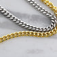 Cat Dad - CUSTOMIZE IT - Cuban Link Chain - Two Tone Box