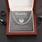 Daddy from Mommy's Tummy - You're already my Hero - Cuban Link Necklace