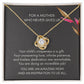 For a mother who never gives up - Love Knot necklace