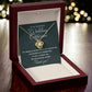 To our sensational Wedding officiant - Love Knot Necklace