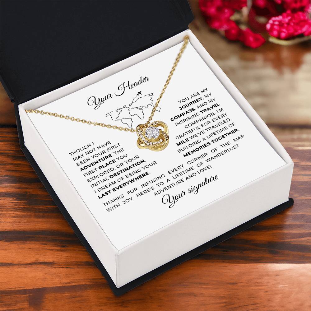 ETERNAL TRAVEL Love Knot Gift Box - Message personalizable