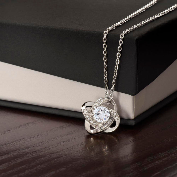 To My Daughter from Dad - The precious daughter you will always be - Knot Necklace