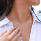To my Wife to be - Wedding Gift from Husband - Delicate Heart Gold Necklace