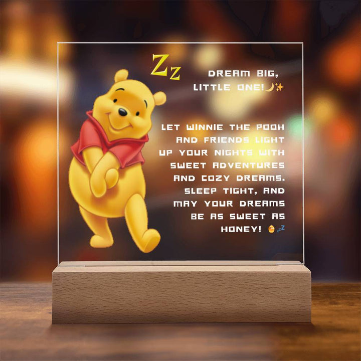 Pooh's Dreamland LED Plaque for Kids!