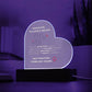 LOVE's NEXUS LED Heart Plaque