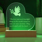 Illuminate Inspiration or memories : Radiant Wings LED Heart Plaque