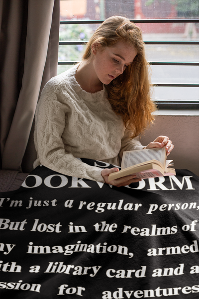 SOLO BOOKWORM SNUGGLE HAVEN Arctic Fleece Blanket 60x80