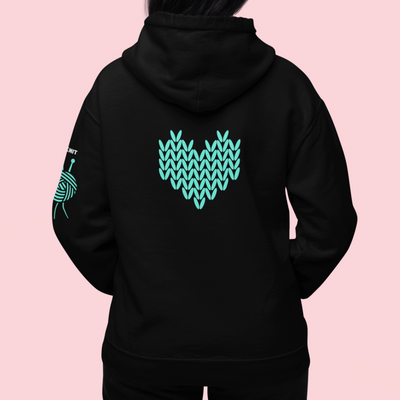 KNIT OR QUIT Unisex Heavy Blend™ Hooded Sweatshirt