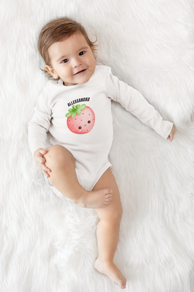 PERSONALIZED Infant Long Sleeve Bodysuit
