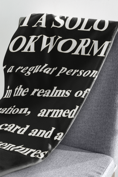 SOLO BOOKWORM SNUGGLE HAVEN Arctic Fleece Blanket 60x80