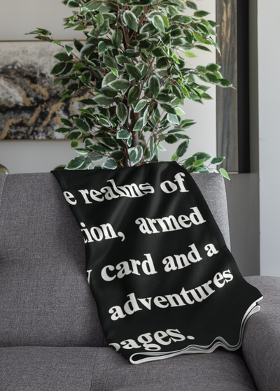 SOLO BOOKWORM SNUGGLE HAVEN Arctic Fleece Blanket 60x80