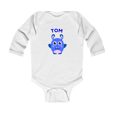 PERSONALIZED Infant Long Sleeve Bodysuit