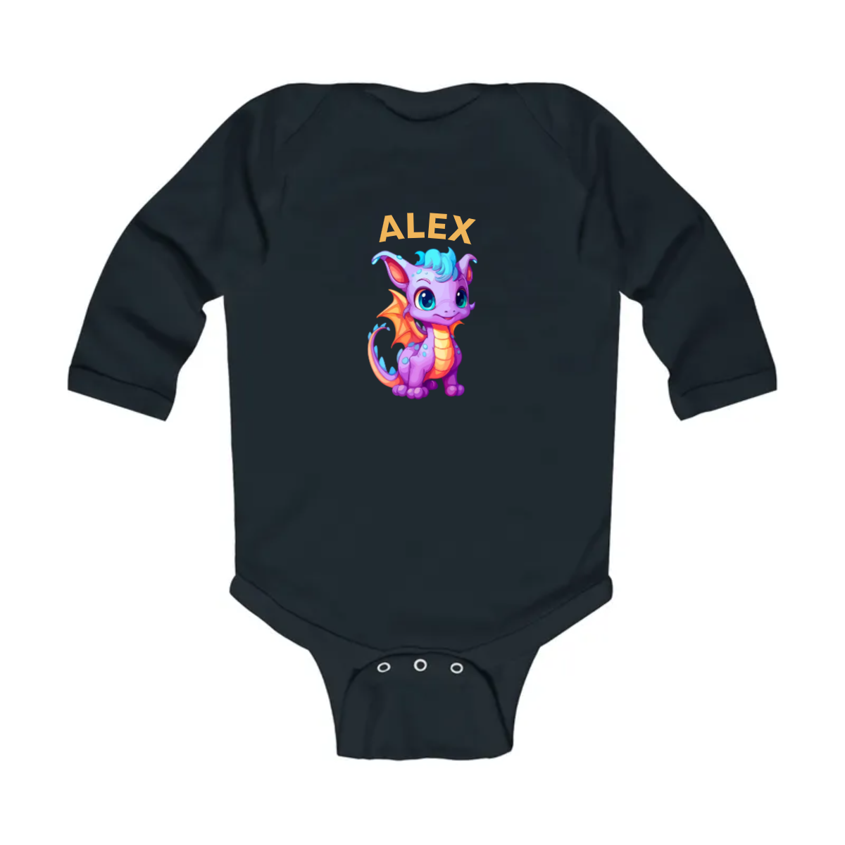PERSONALIZED Infant Long Sleeve Bodysuit