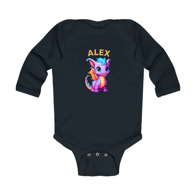 PERSONALIZED Infant Long Sleeve Bodysuit