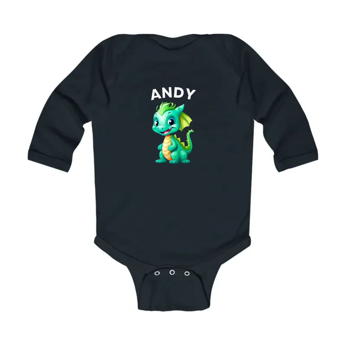 PERSONALIZED Infant Long Sleeve Bodysuit