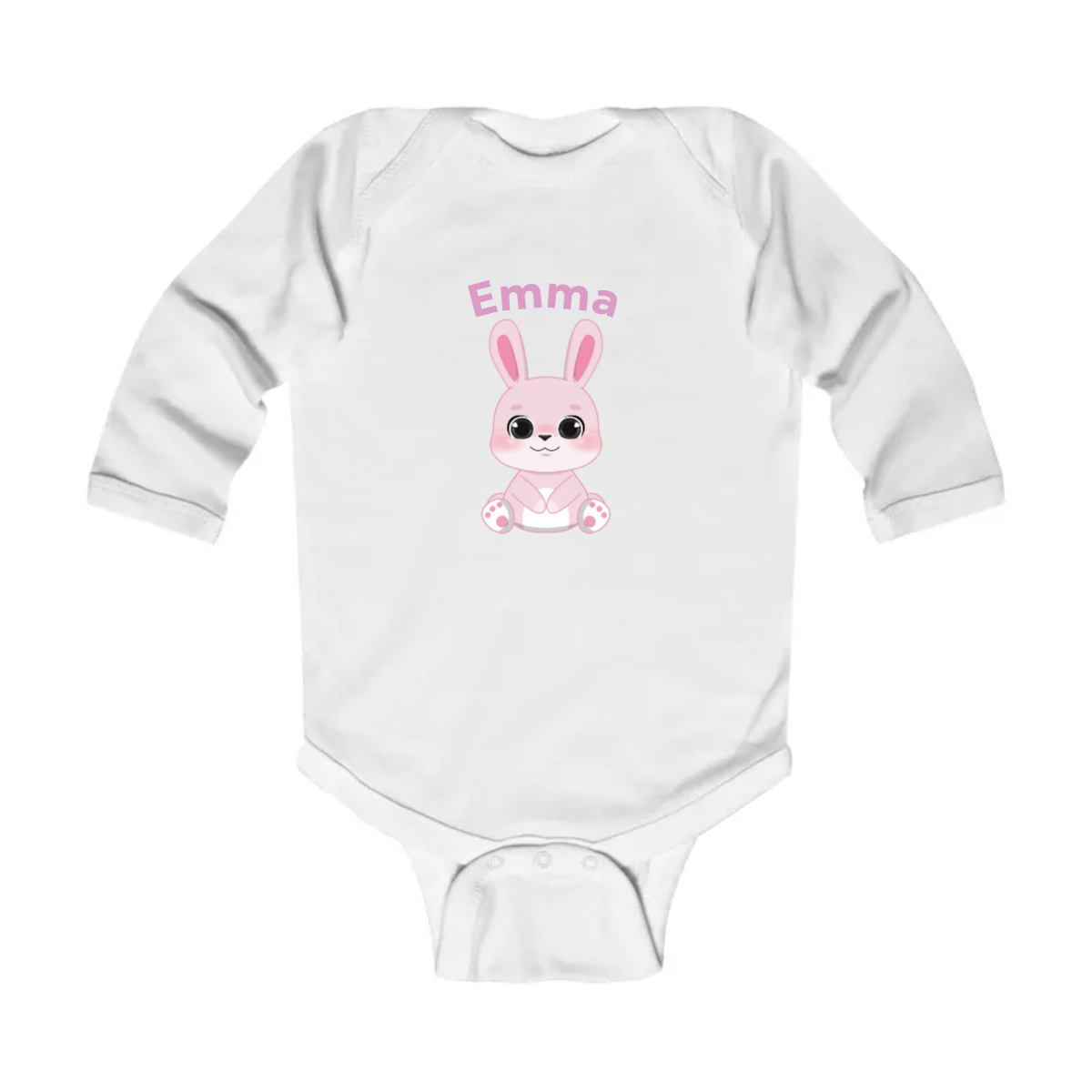 PERSONALIZED Infant Long Sleeve Bodysuit