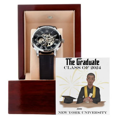 CLASS OF 2024 COMMEMORATIVE Men's Openwork Watch