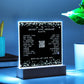 Secret Love Hidden QR code - 2-in-1 LED Acrylic Square Plaque