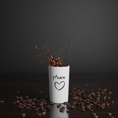 "Love Mum" Conical Coffee Mugs (3oz, 8oz, 12oz)
