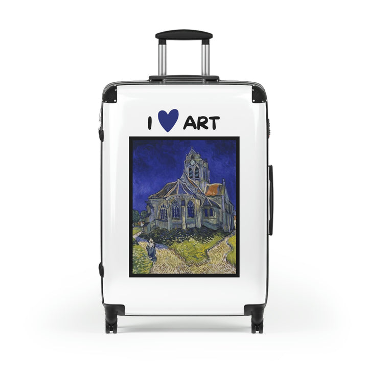 "I Love Art" Van Gogh White Suitcase