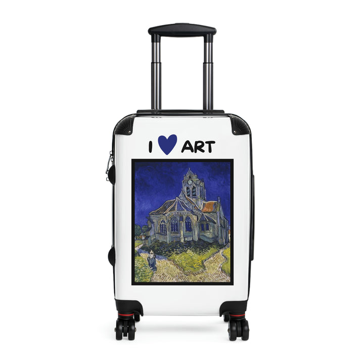 "I Love Art" Van Gogh White Suitcase